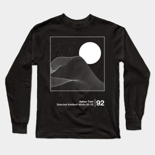 Aphex Twin - Selected Ambient Works / Minimalist Style Graphic Design Long Sleeve T-Shirt